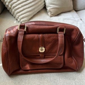 Tory Burch brown soft leather handbag